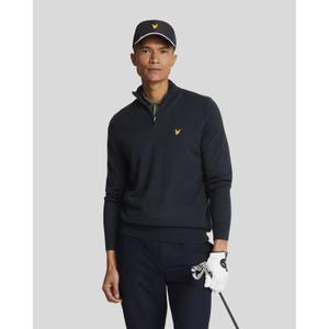 Merino cotton jumper with zip Lyle & Scott image-1