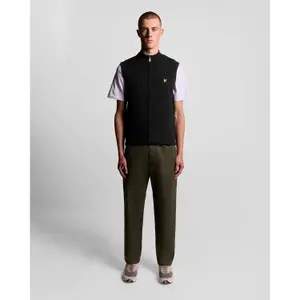 Chaleco de algodón merino con cremallera completa Lyle & Scott image-2