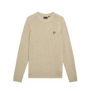 Maglia a coste con scollo rotondo Lyle & Scott image-0