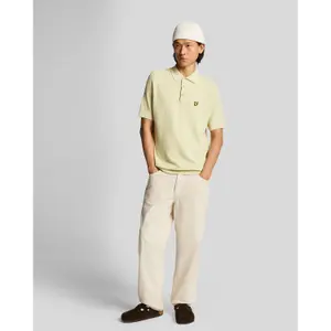 Knitted polo in linen blend Lyle & Scott image-3