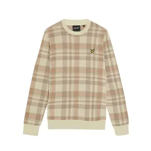 Round neck sweater Lyle & Scott Spring Tartan image-0