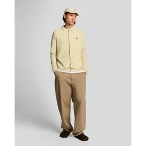 Long-sleeve knitted linen blend shirt Lyle & Scott image-2