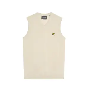 Strickweste mit V-Ausschnitt aus Merinowolle Lyle & Scott image-0