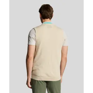 Strickweste mit V-Ausschnitt aus Merinowolle Lyle & Scott image-3