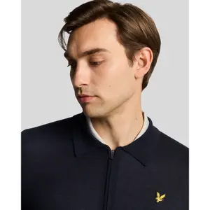 Knitted collar jacket Lyle & Scott image-4