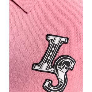 Polo a maniche lunghe in maglia Lyle & Scott Deco Patch image-5