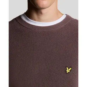 Round neck sweater Lyle & Scott Engineered Rib image-4
