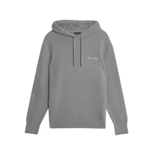 Knitted hooded sweatshirt Lyle & Scott Script image-0