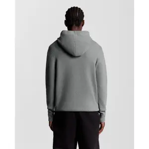 Knitted hooded sweatshirt Lyle & Scott Script image-4