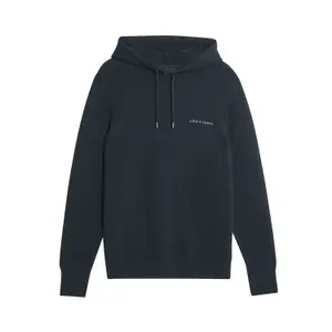 Knitted hooded sweatshirt Lyle & Scott Script image-0