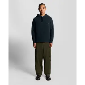 Knitted hooded sweatshirt Lyle & Scott Script image-2