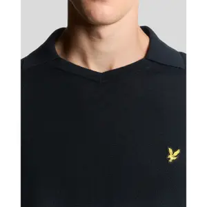 Merino cotton football polo Lyle & Scott image-3
