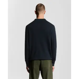 Merino cotton football polo Lyle & Scott image-4
