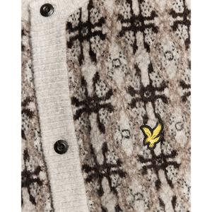 Sleeveless brushed cardigan Lyle & Scott Intarsia image-5