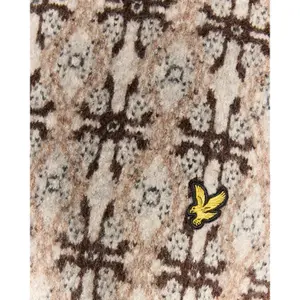 Brushed crew neck jumper Lyle & Scott Intarsia image-5