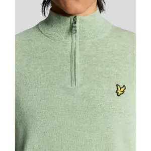 Pullover de lã de carneiro 1/4 zip Lyle & Scott Blend image-4