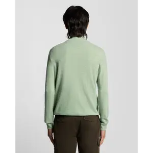 Pullover de lã de carneiro 1/4 zip Lyle & Scott Blend image-3