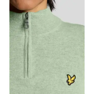 Pullover de lã de carneiro 1/4 zip Lyle & Scott Blend image-5