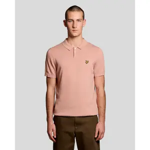 Polo de algodón tricotado Lyle & Scott image-1