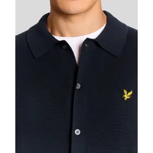 Long sleeve cotton knit shirt Lyle & Scott image-4