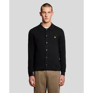 Long sleeve cotton knit shirt Lyle & Scott image-1