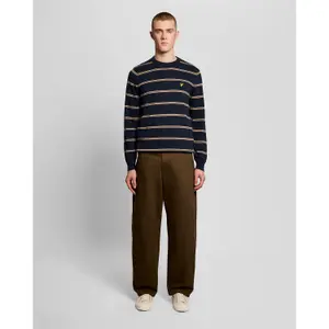 Striped cotton jumper Lyle & Scott image-1
