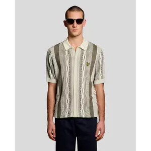 Camisa de punto en jacquard de brocado Lyle & Scott image-1