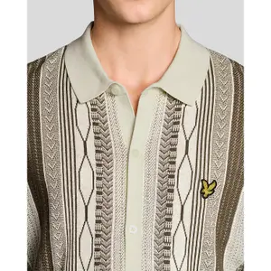 Camisa de punto en jacquard de brocado Lyle & Scott image-4