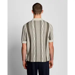 Camisa de punto en jacquard de brocado Lyle & Scott image-3