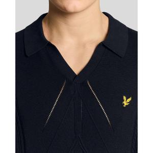 Stickad polotröja Lyle & Scott Argyle image-4