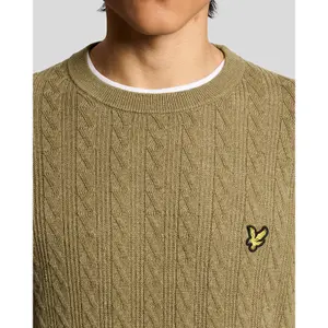 Mixed linen jumper Lyle & Scott image-4