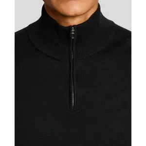 Sudadera con brocado 1/4 zip Lyle & Scott image-4