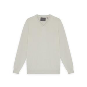 V-Ausschnitt Pullover mit Stickerei Lyle & Scott