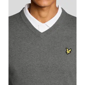 Πουλόβερ με V λαιμόκοψη Lyle & Scott image-4