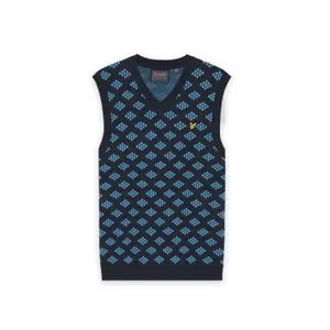 Βαμβακερό γιλέκο με V λαιμόκοψη Lyle & Scott image-0