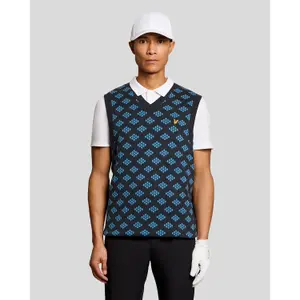 Βαμβακερό γιλέκο με V λαιμόκοψη Lyle & Scott image-1