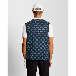 Βαμβακερό γιλέκο με V λαιμόκοψη Lyle & Scott image-3
