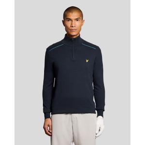 Pull med 1/4 lynlås og kant Lyle & Scott image-1