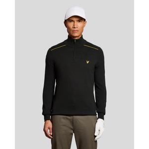 Pull med 1/4 lynlås og kant Lyle & Scott image-1