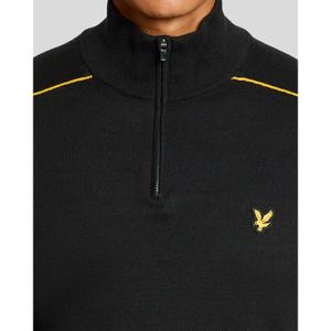 Pull med 1/4 lynlås og kant Lyle & Scott image-4