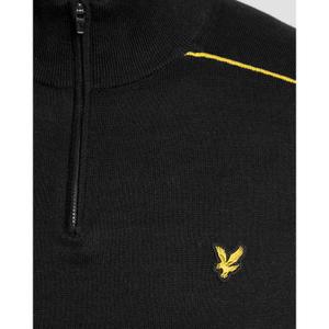 Pull med 1/4 lynlås og kant Lyle & Scott image-5