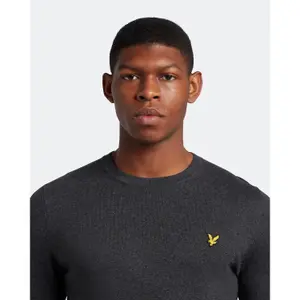 Pullover mit Rundhalsausschnitt aus Merino-Baumwolle Lyle & Scott image-3