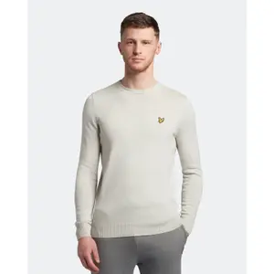 Jersey de cuello redondo de algodón merino Lyle & Scott image-1