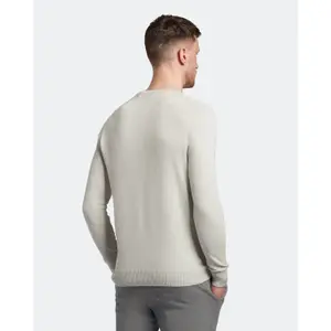 Jersey de cuello redondo de algodón merino Lyle & Scott image-3