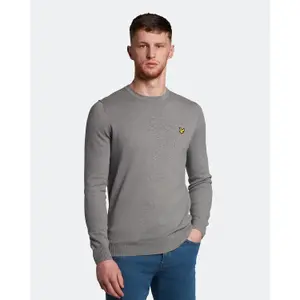 Pullover mit Rundhalsausschnitt aus Merino-Baumwolle Lyle & Scott image-1