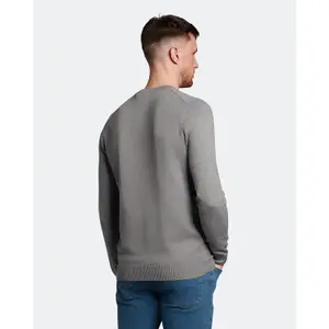 Pullover mit Rundhalsausschnitt aus Merino-Baumwolle Lyle & Scott image-3