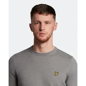 Pullover mit Rundhalsausschnitt aus Merino-Baumwolle Lyle & Scott image-4