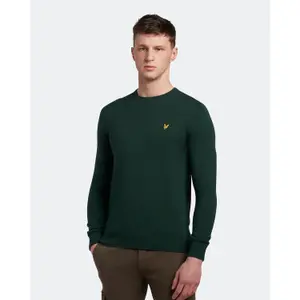 Pullover mit Rundhalsausschnitt aus Merino-Baumwolle Lyle & Scott image-1