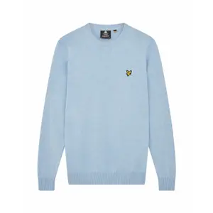 Pull col rond coton merino Lyle & Scott image-0