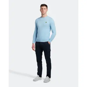 Pull col rond coton merino Lyle & Scott image-2